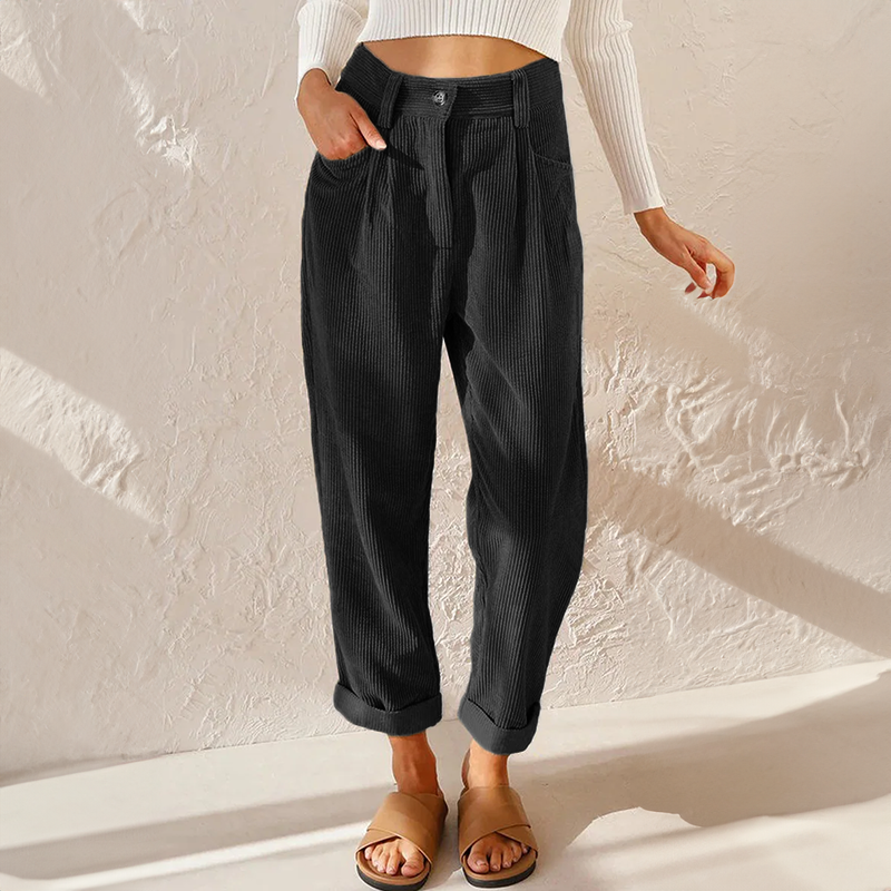 Pantaloni da Donna a Vita Alta per Tutti i Giorni