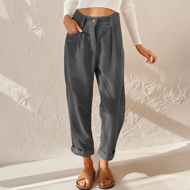 Pantaloni da Donna a Vita Alta per Tutti i Giorni