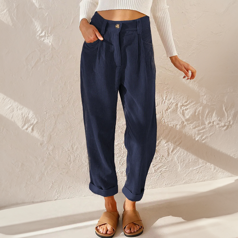 Pantaloni da Donna a Vita Alta per Tutti i Giorni