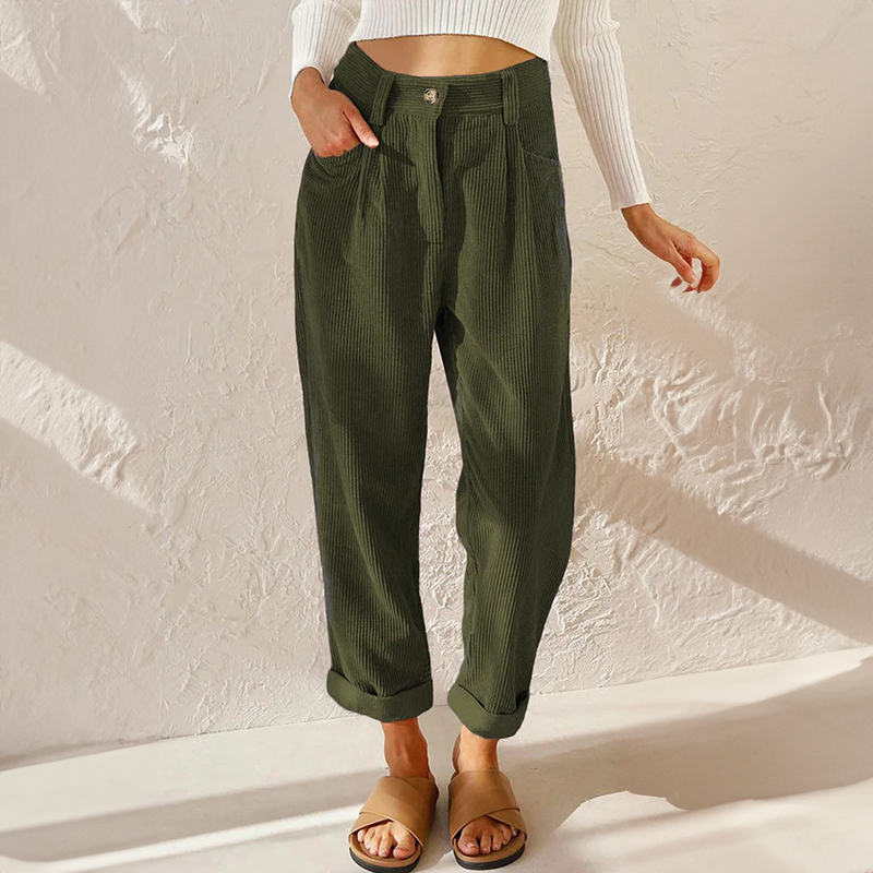 Pantaloni da Donna a Vita Alta per Tutti i Giorni