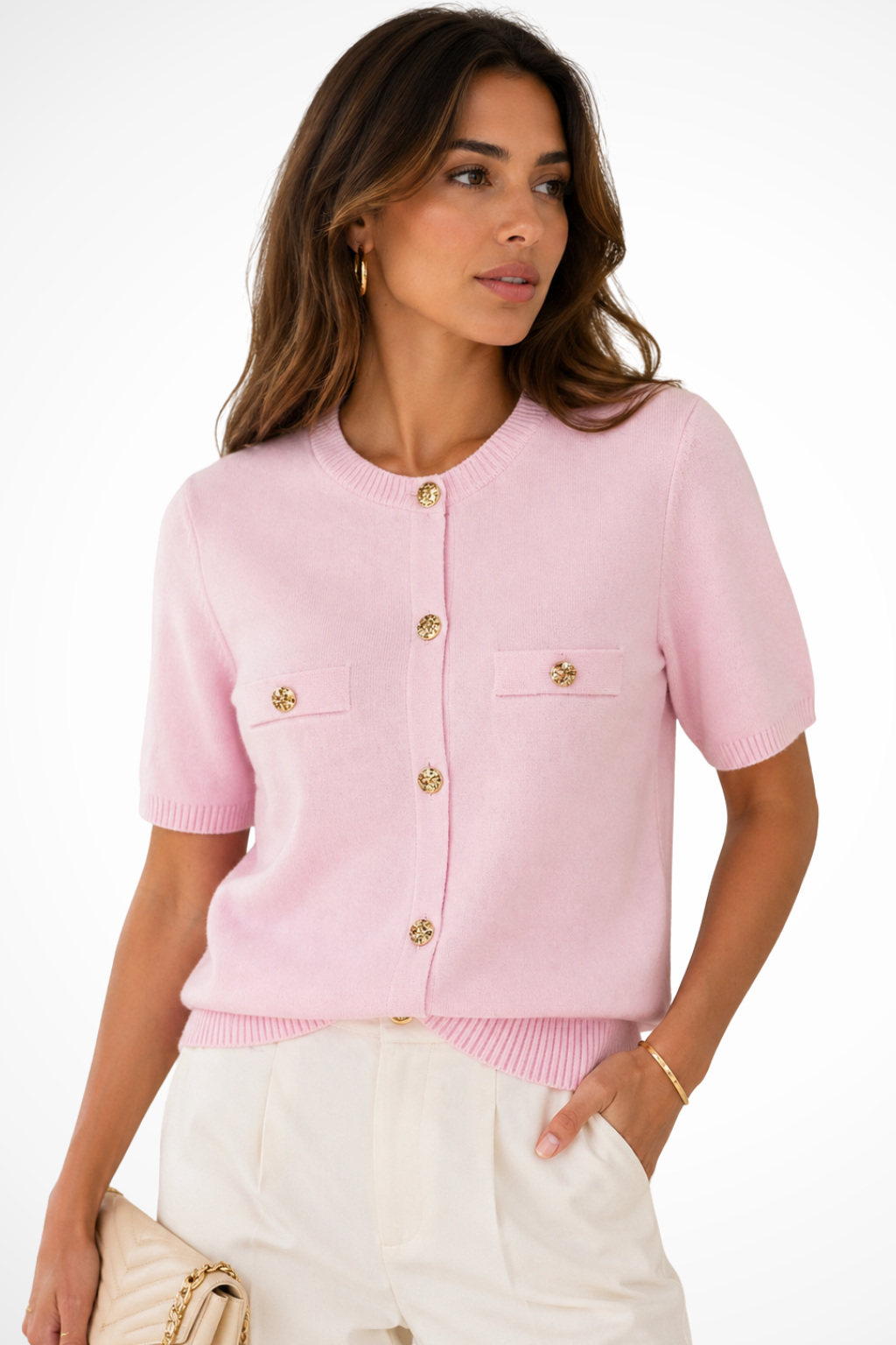 Blusa Estiva in Maglia Chic da Donna