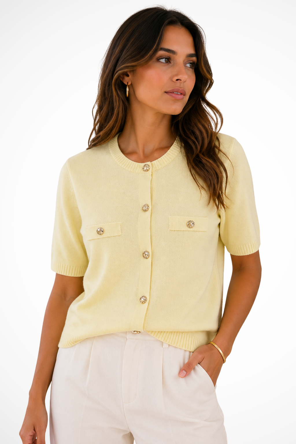 Blusa Estiva in Maglia Chic da Donna