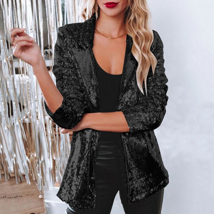 Britney - Blazer elegante con paillettes