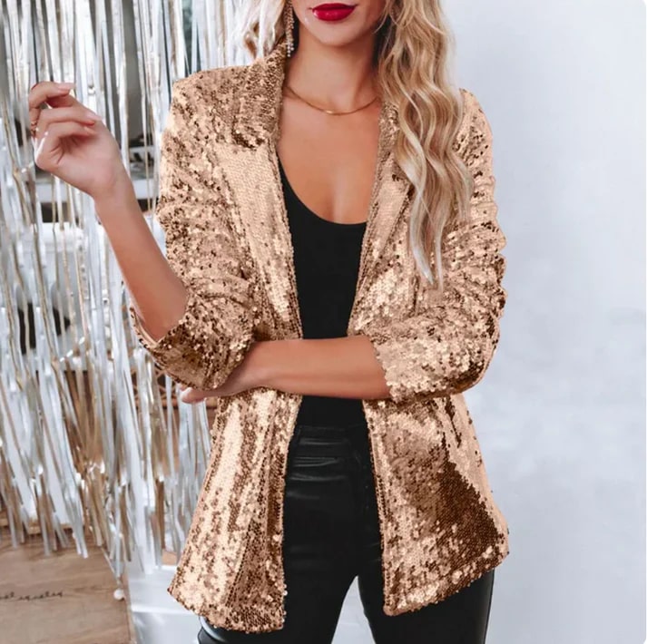 Britney - Blazer elegante con paillettes