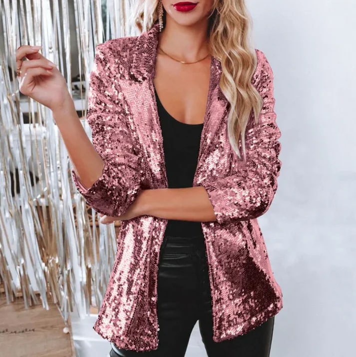 Britney - Blazer elegante con paillettes