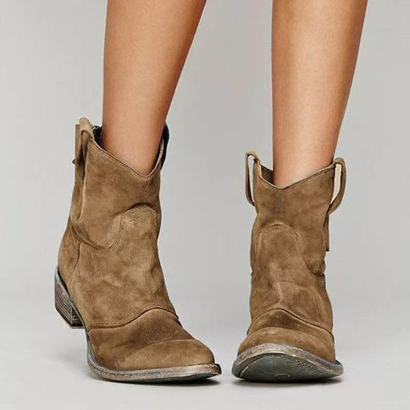 Stivaletti Comfort in Camoscio da Donna