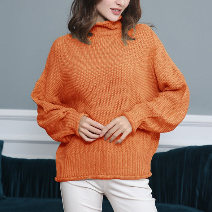 Halen - Maglione in maglia ampio a maniche lunghe con collo alto