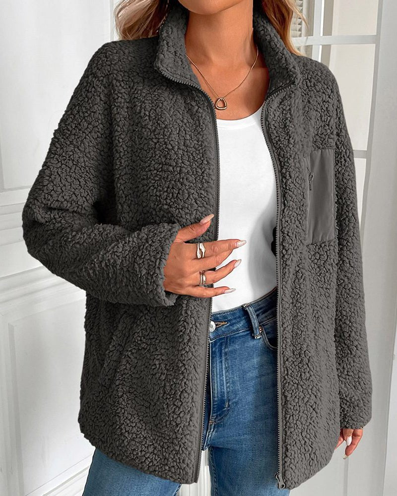 Tierra - Giacca calda in sherpa fleece