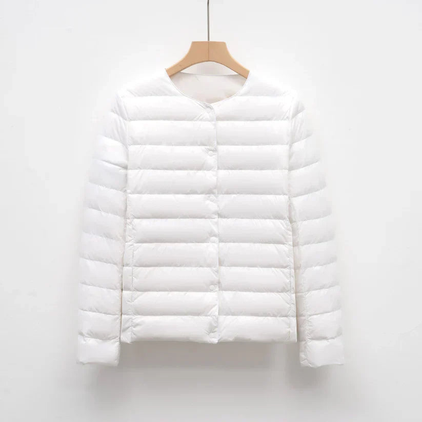 Fannie - Giacca Elegante Imbottita con Bottoni