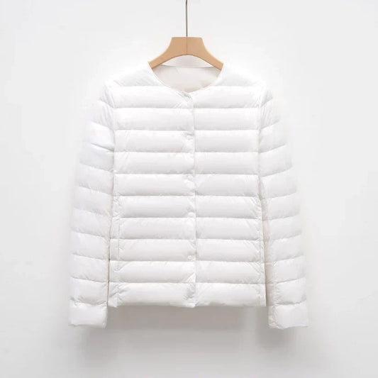 Fannie - Giacca Elegante Imbottita con Bottoni
