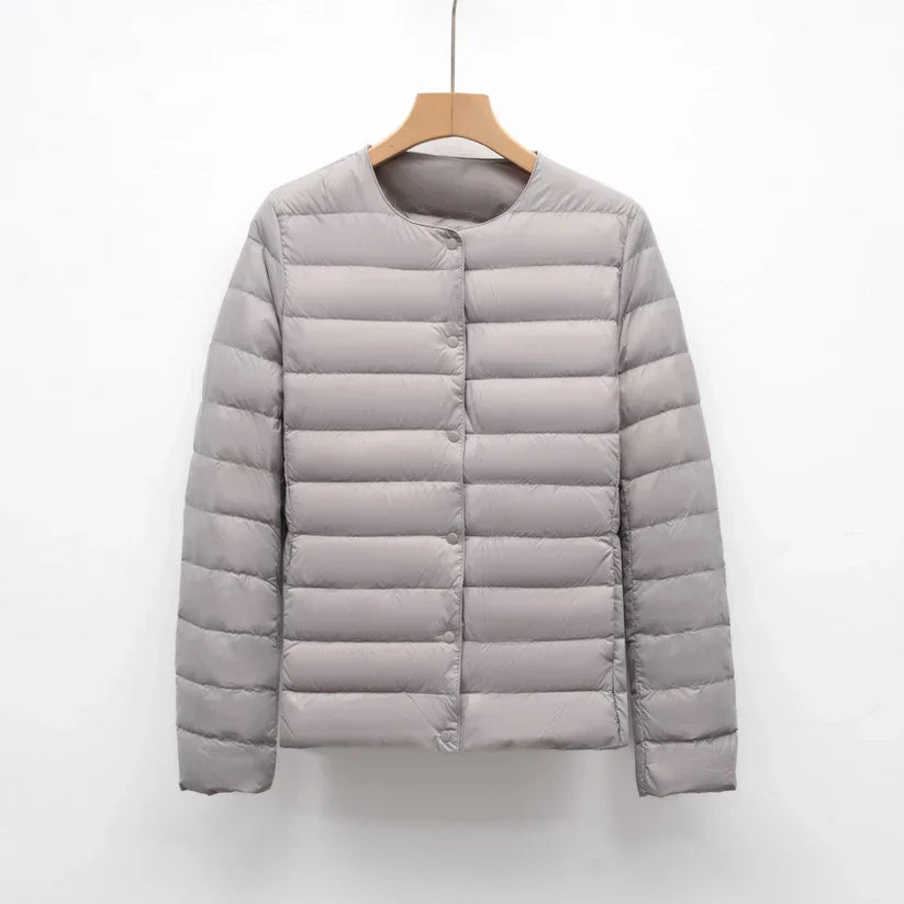 Fannie - Giacca Elegante Imbottita con Bottoni