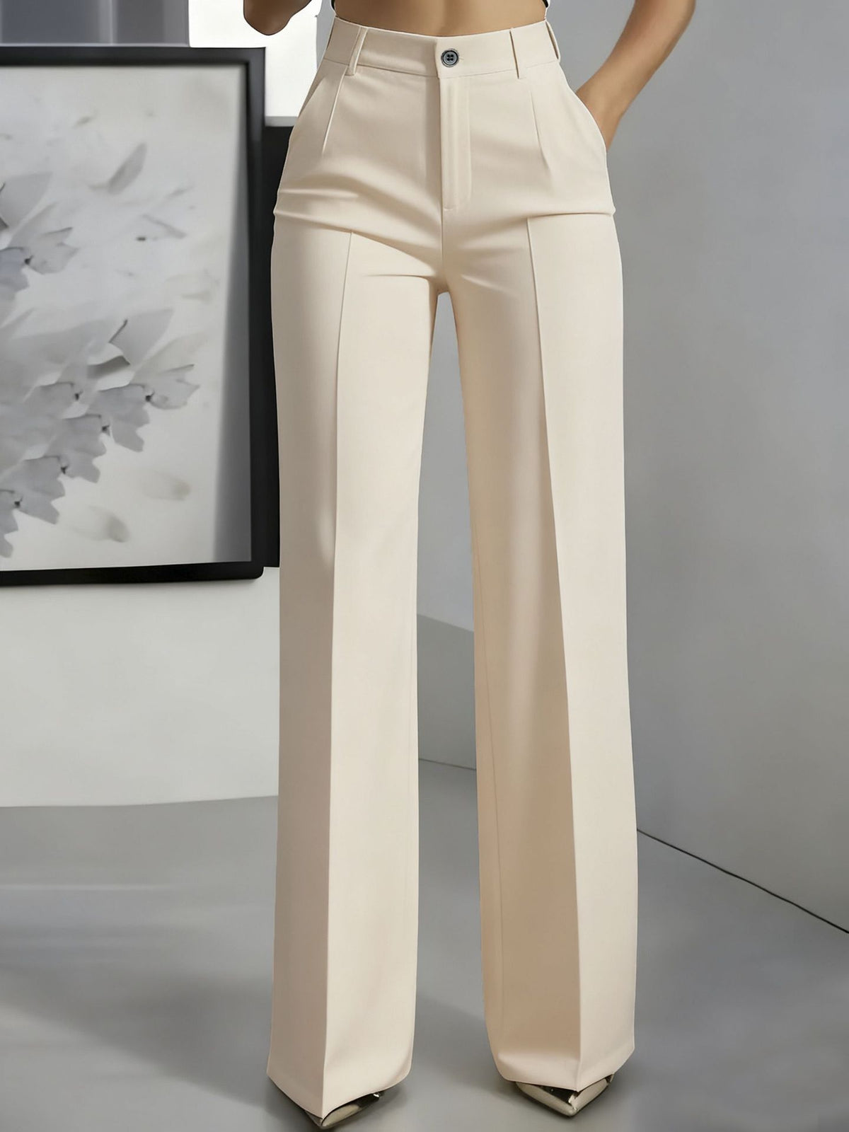 Pantaloni Sartoriali da Donna a Vita Alta