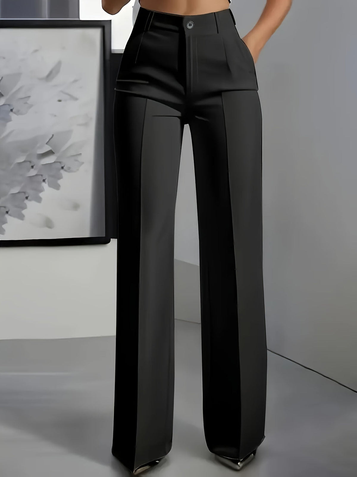 Pantaloni Sartoriali da Donna a Vita Alta