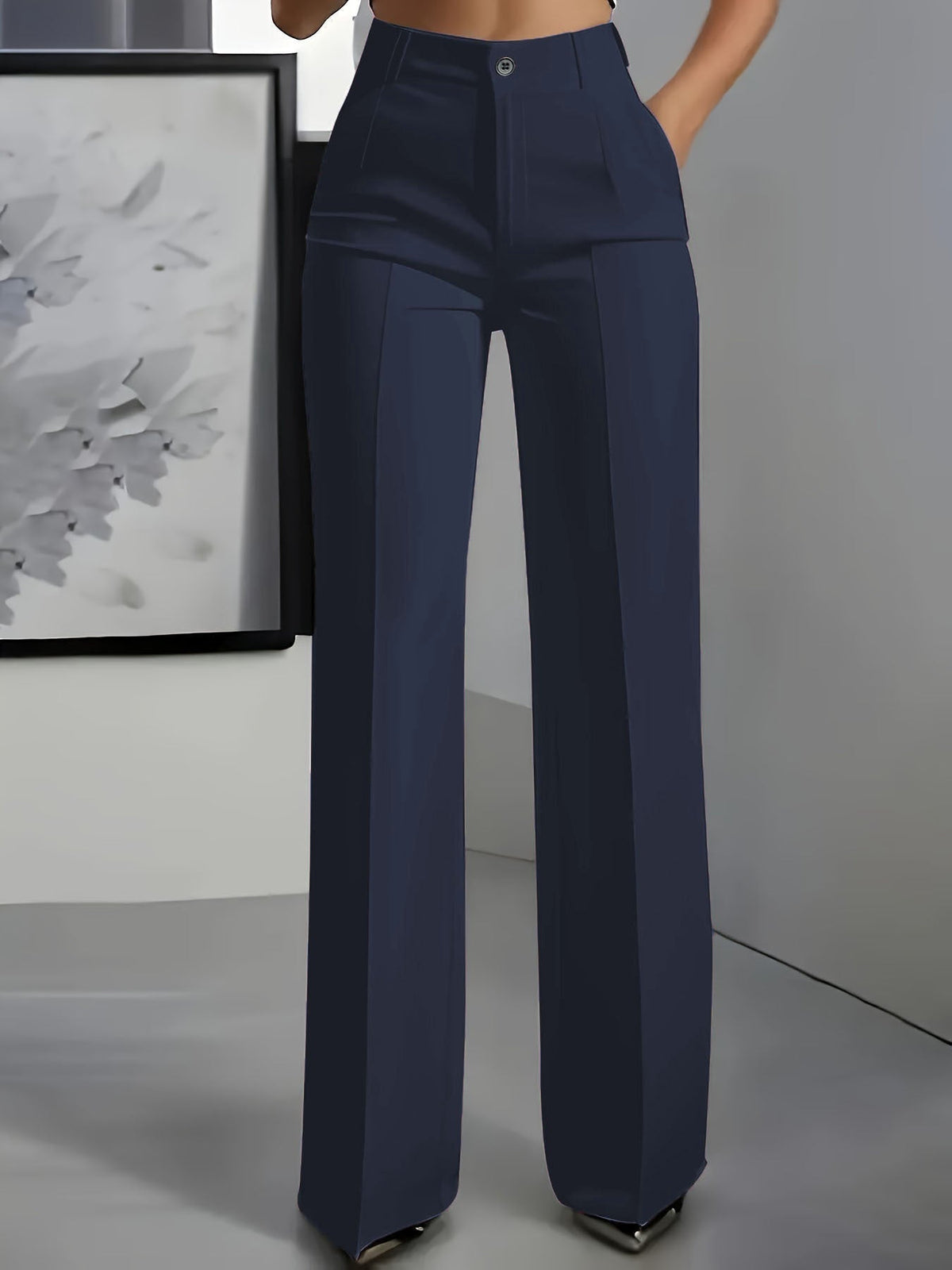 Pantaloni Sartoriali da Donna a Vita Alta