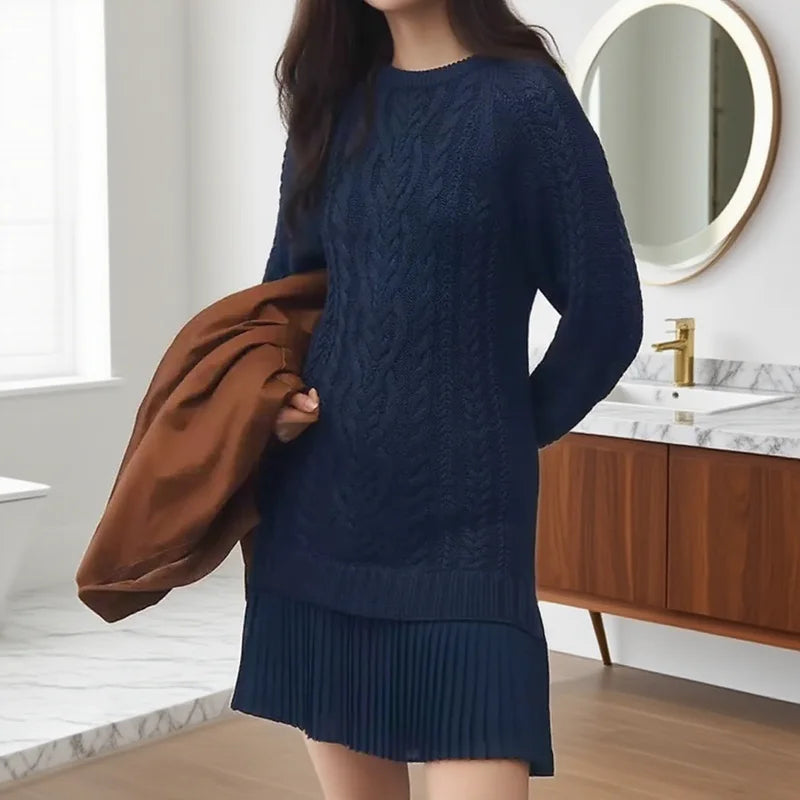 Verena - Abito elegante lavorato a maglia, caldo