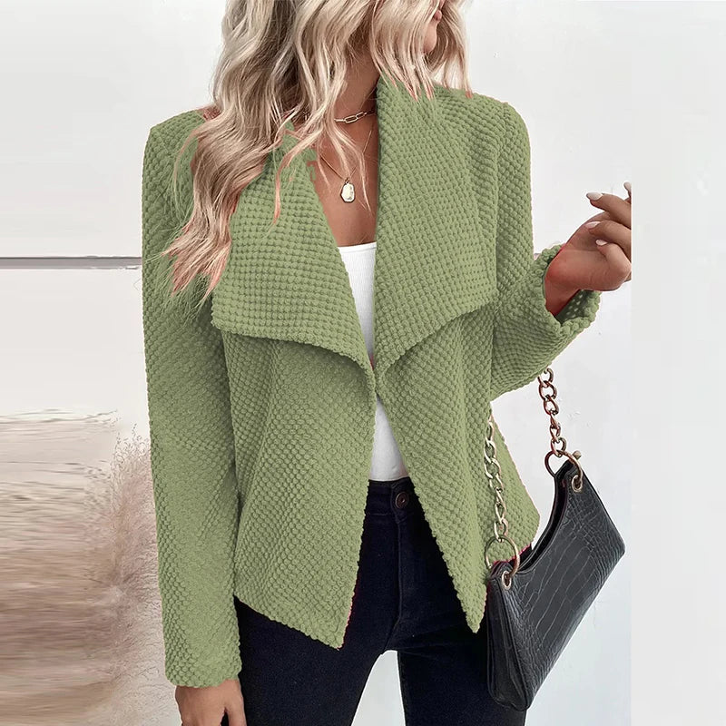 Jelly - Blazer Lavorato a Maglia a Nido d’Ape Stiloso