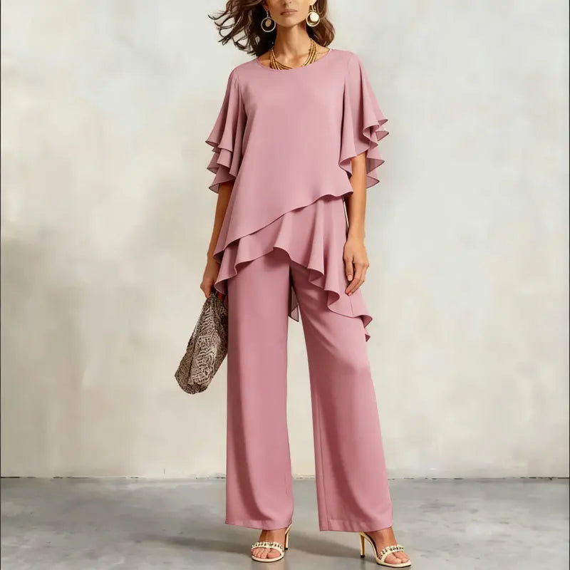Completo da Donna con Pantaloni dal Taglio Rilassato