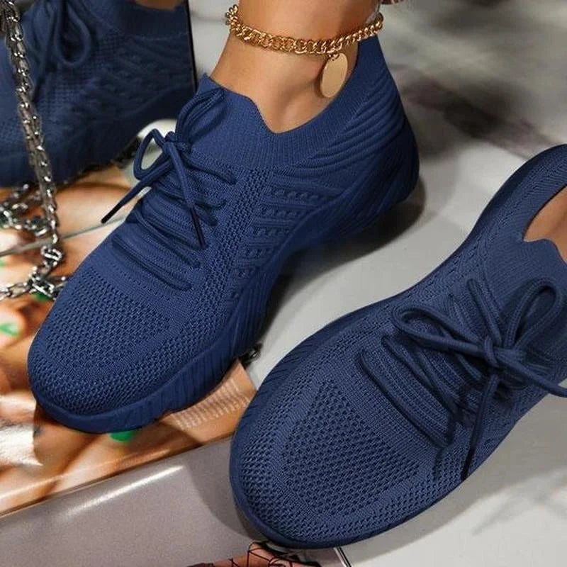Priscilla - Scarpe da ginnastica ortopediche da donna in rete