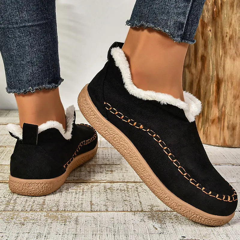 Stivaletti Impermeabili in Pelle da Donna