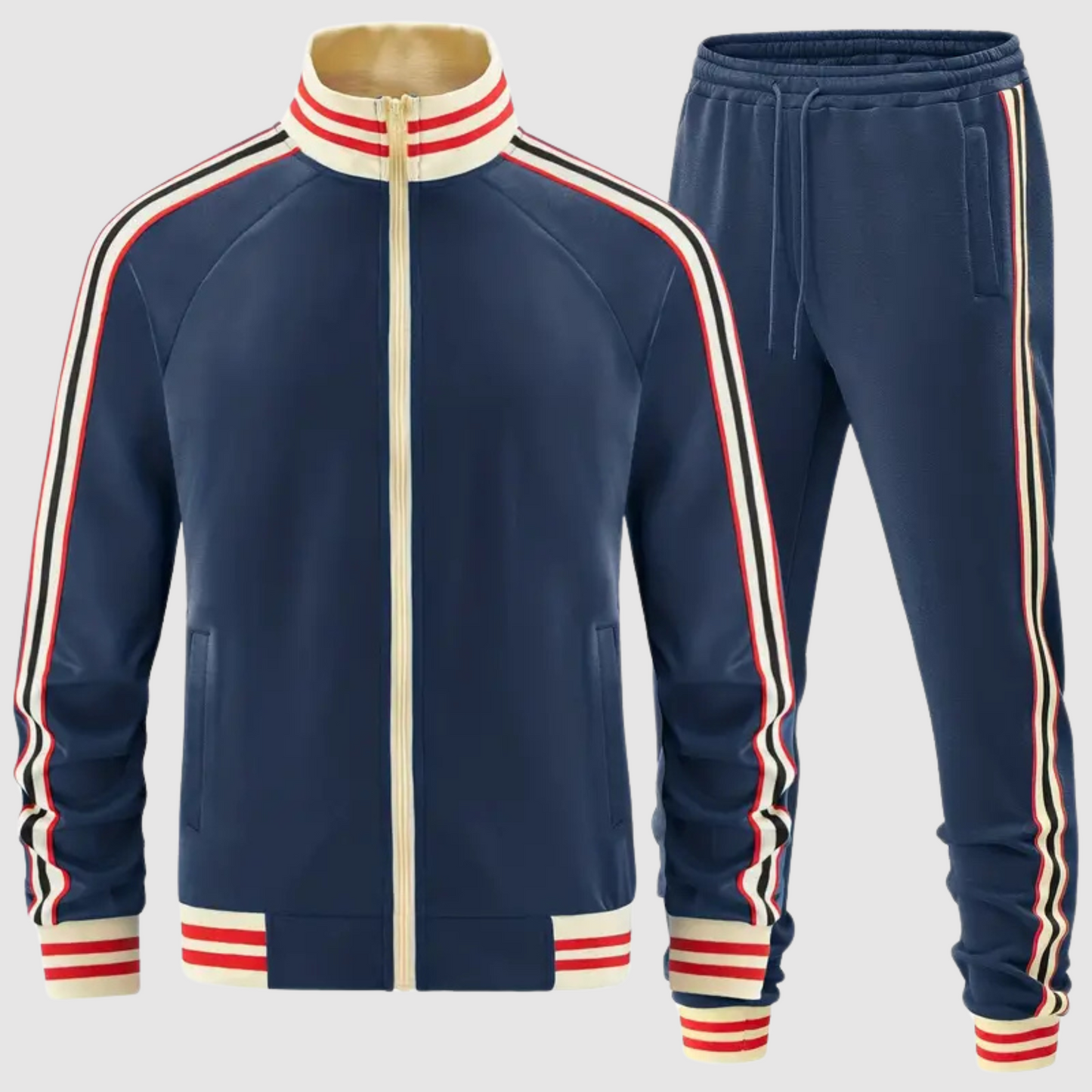Oscar - Set tuta e pantaloni sportivi a righe da uomo