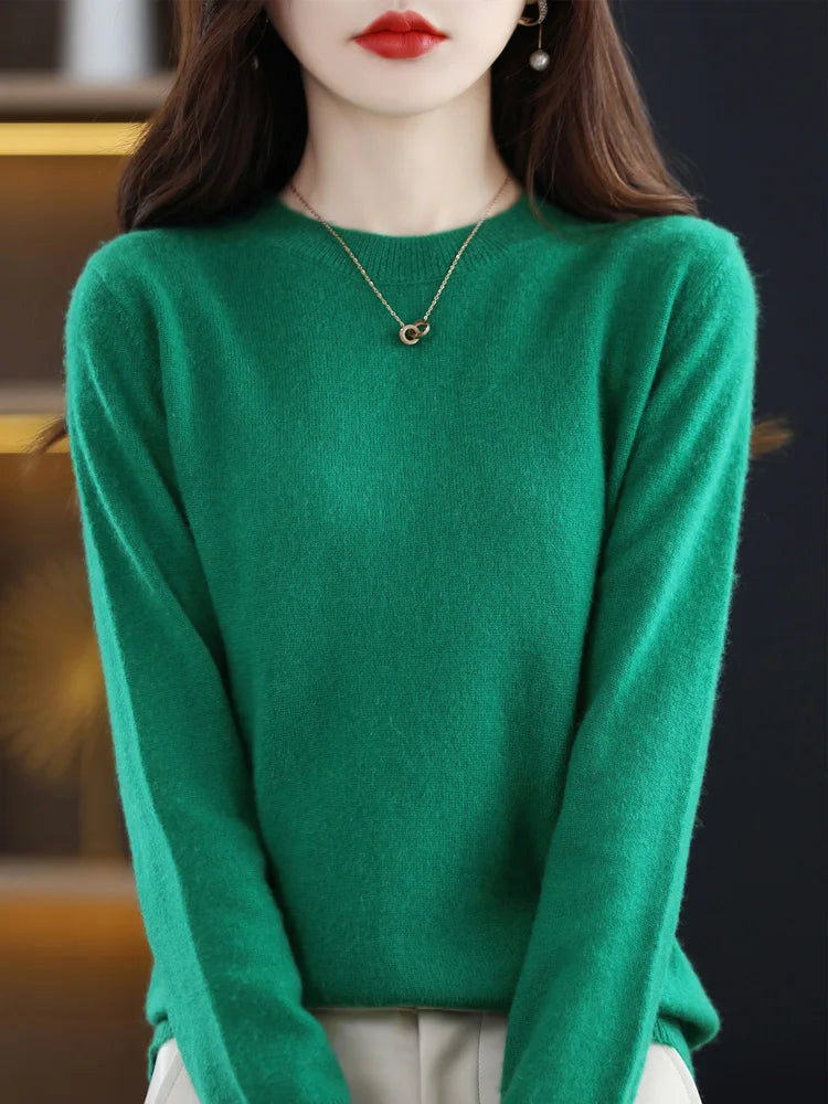 Collins - Maglione casual a collo rotondo