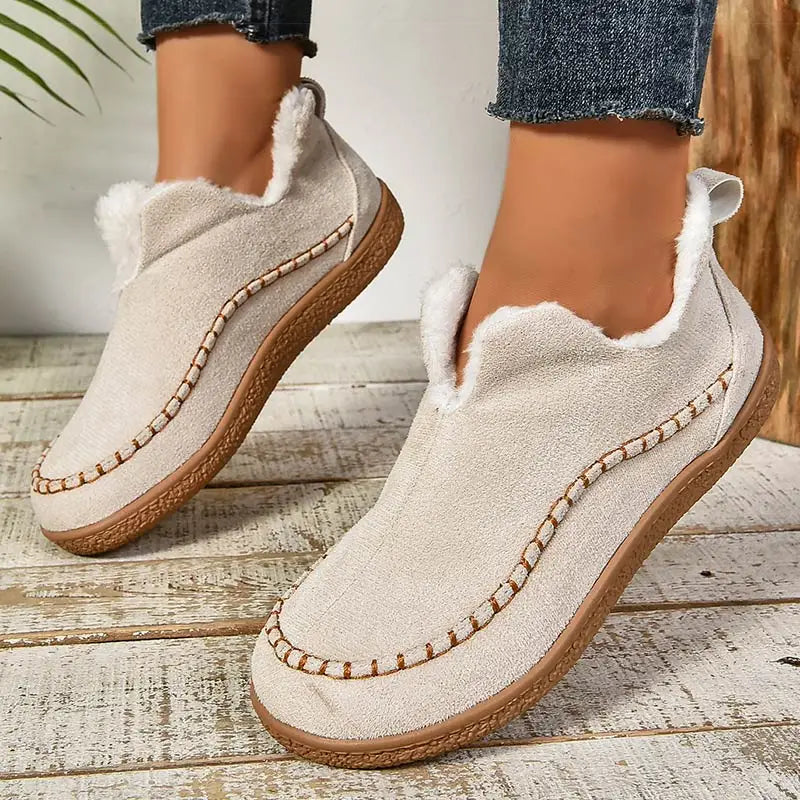 Stivaletti Impermeabili in Pelle da Donna