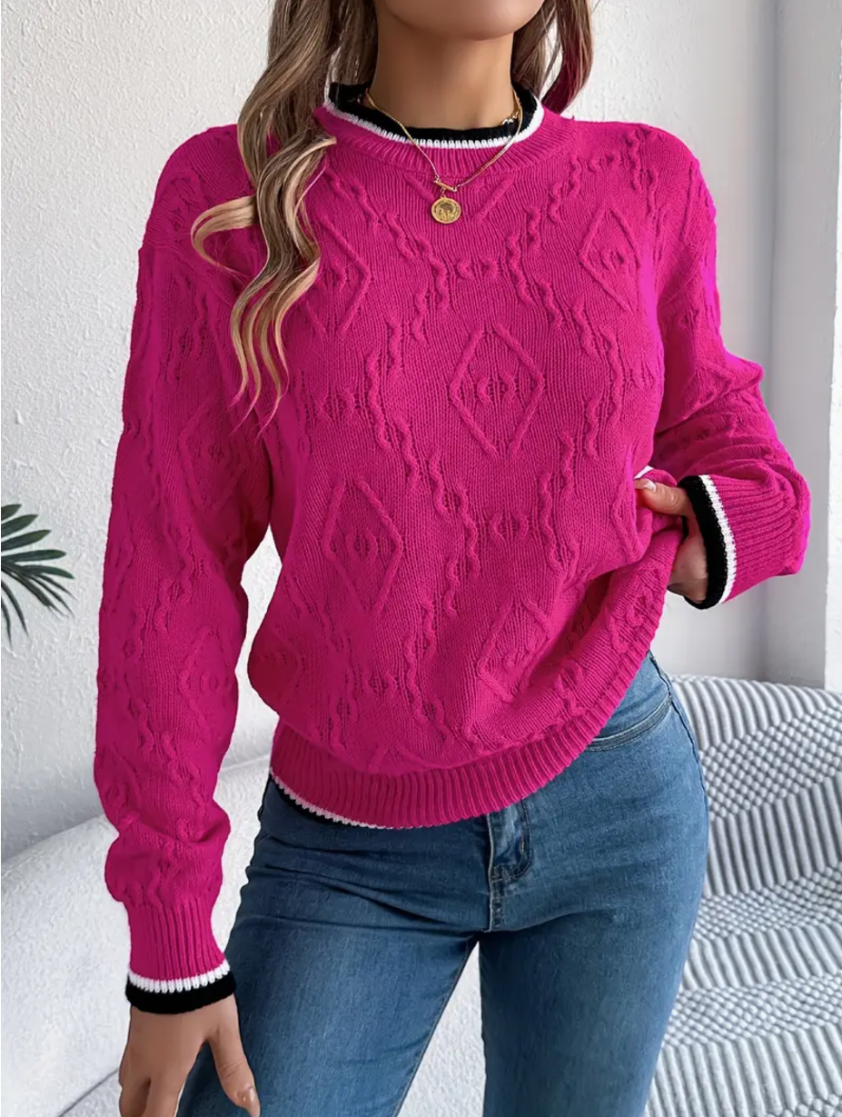 Aubree - Elegante Maglione Girocollo