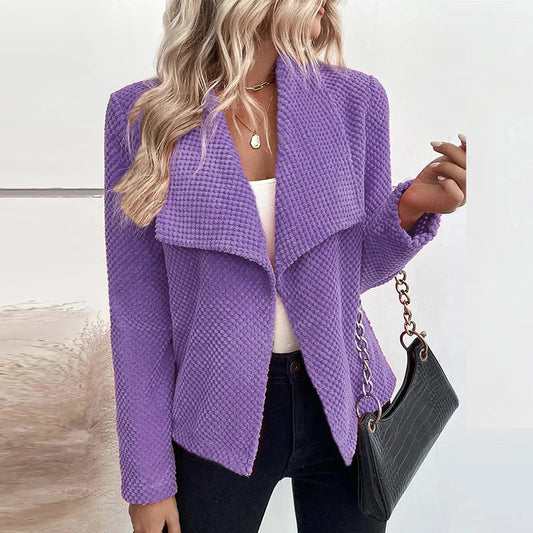 Jelly - Blazer Lavorato a Maglia a Nido d’Ape Stiloso