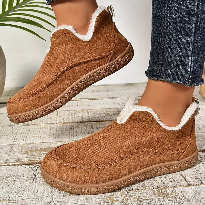 Stivaletti Impermeabili in Pelle da Donna