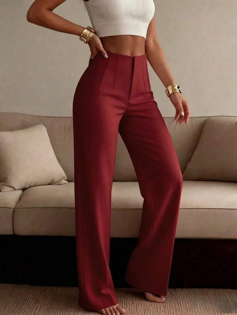 Pantaloni Sartoriali da Donna a Gamba Larga