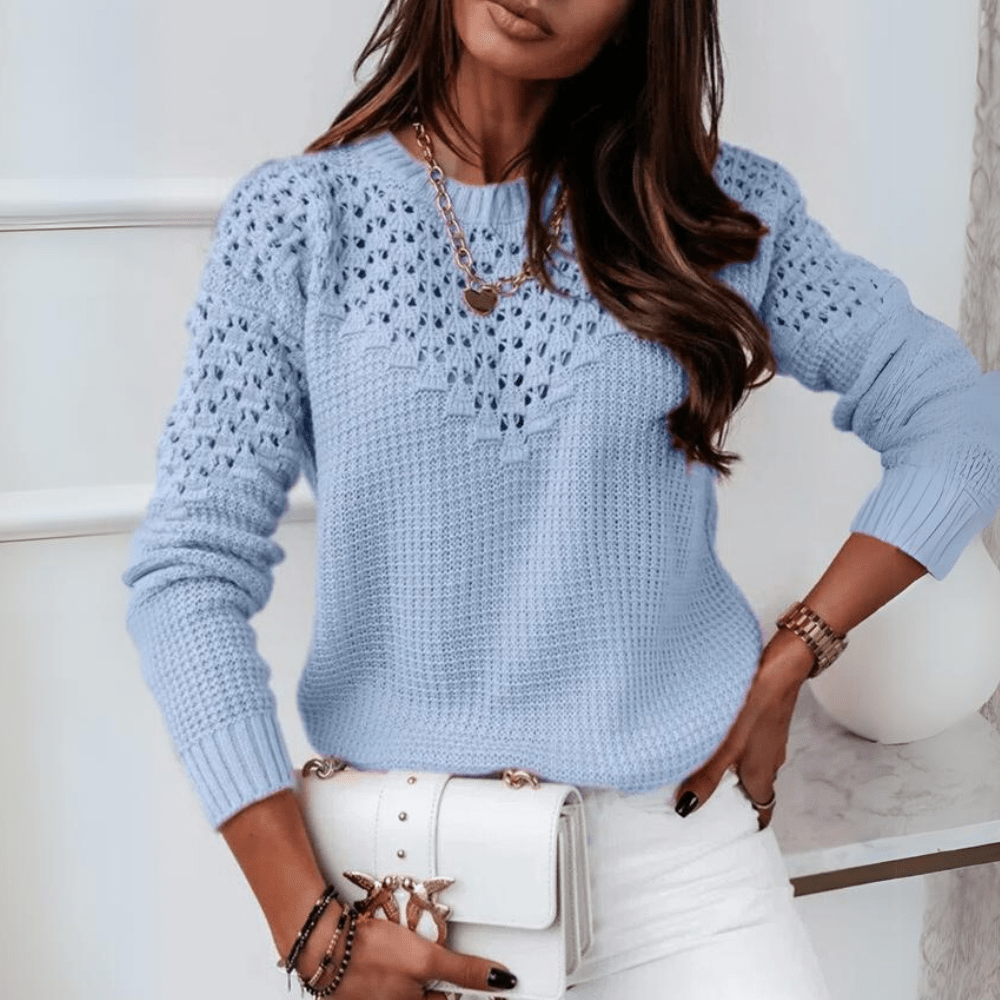 Lorelai - Maglione chic lavorato a trafori