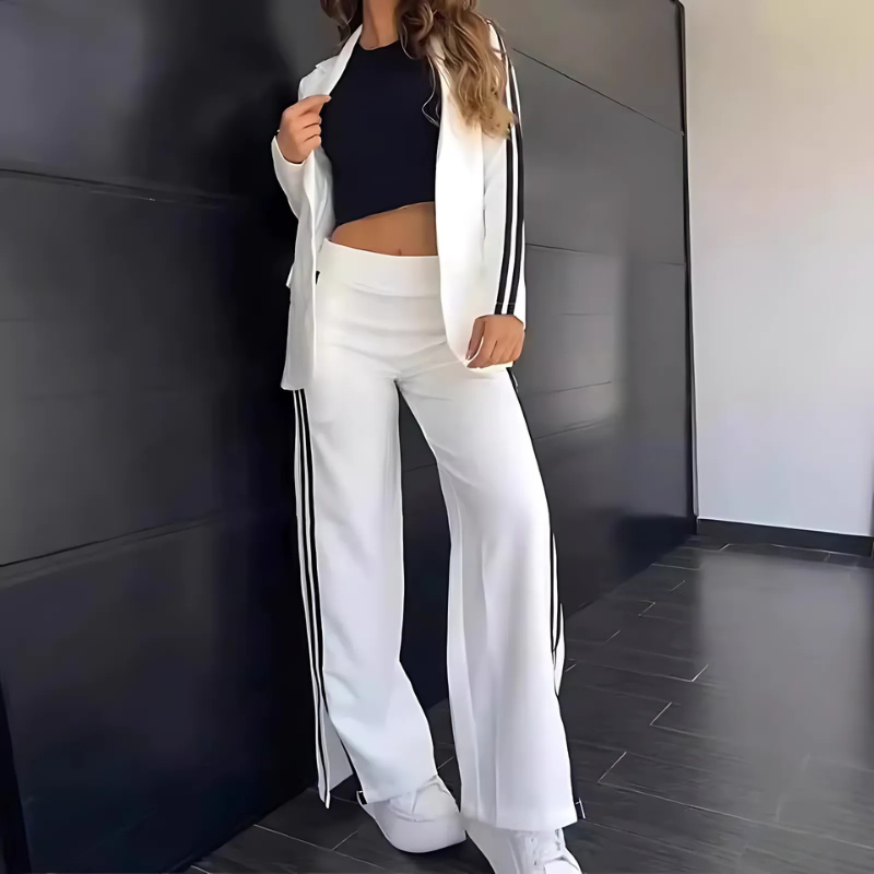 Mabel - Elegante e comodo set di blazer e pantaloni