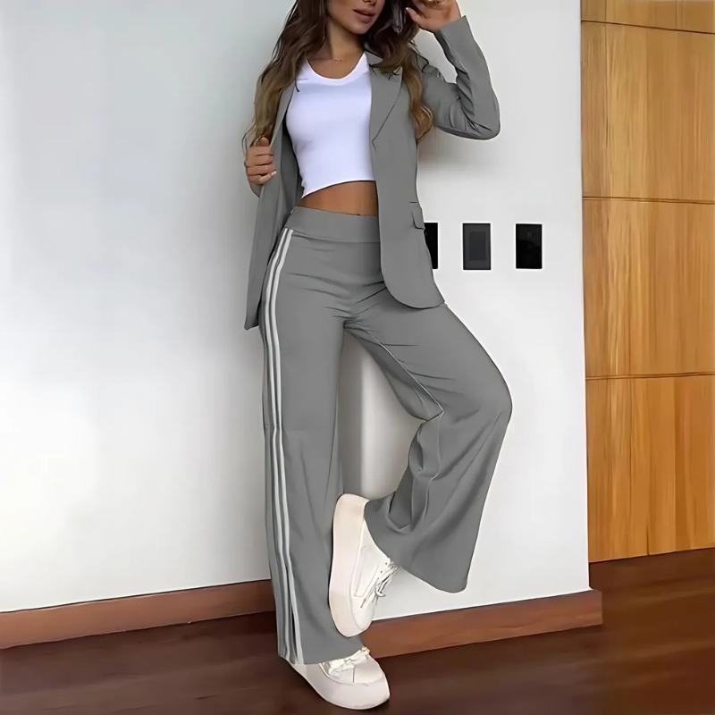 Mabel - Elegante e comodo set di blazer e pantaloni
