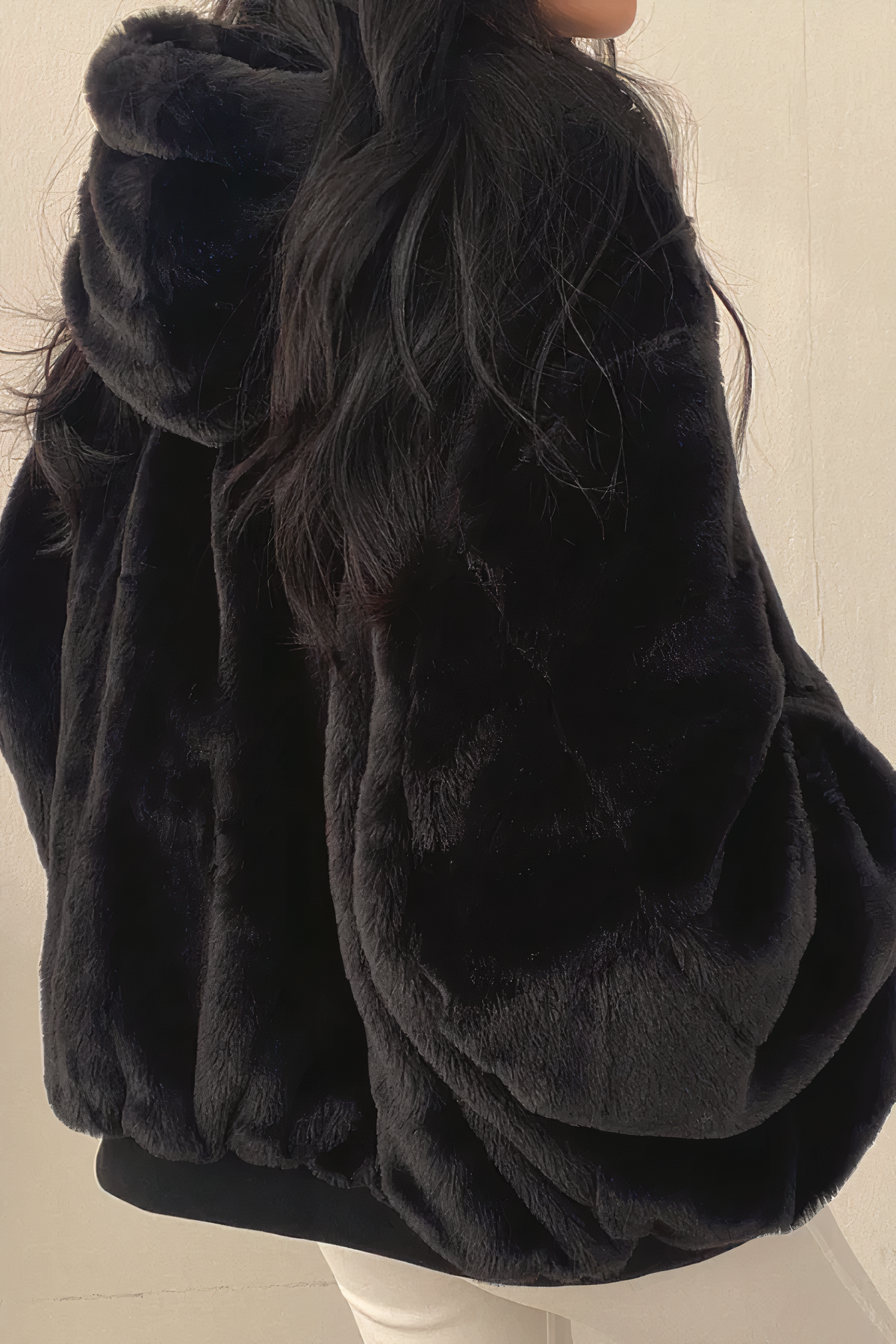 Cappotto invernale in cashmere con cappuccio- Vesper