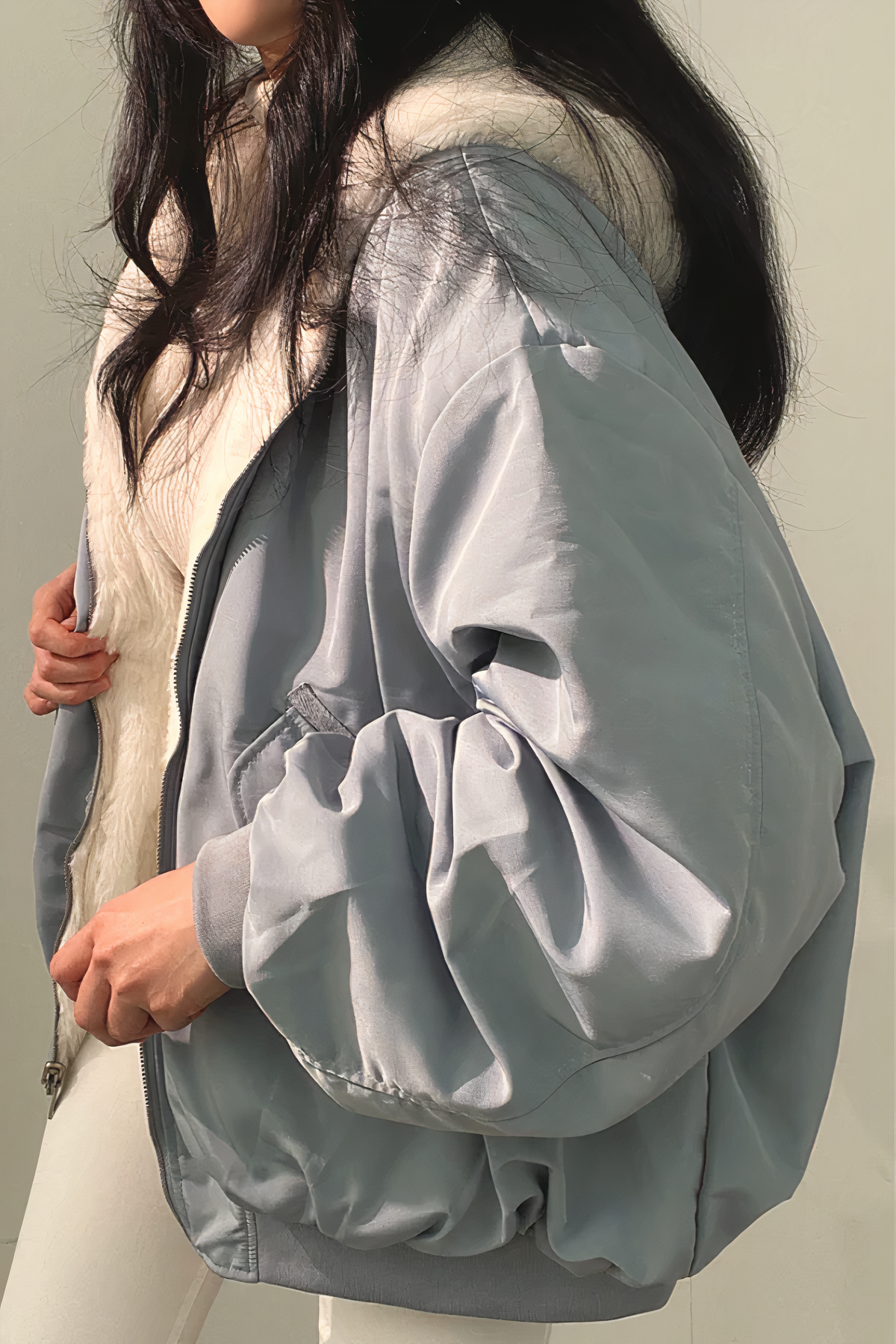 Cappotto invernale in cashmere con cappuccio- Vesper