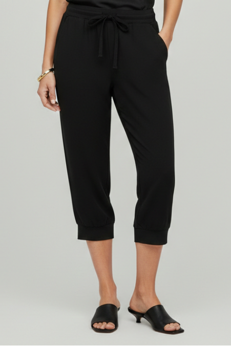 Pantaloni Capri con Coulisse da Donna