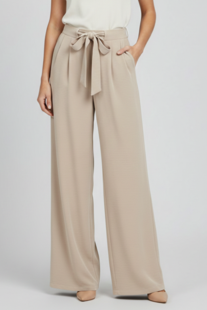 Pantaloni Palazzo a Gamba Larga da Donna