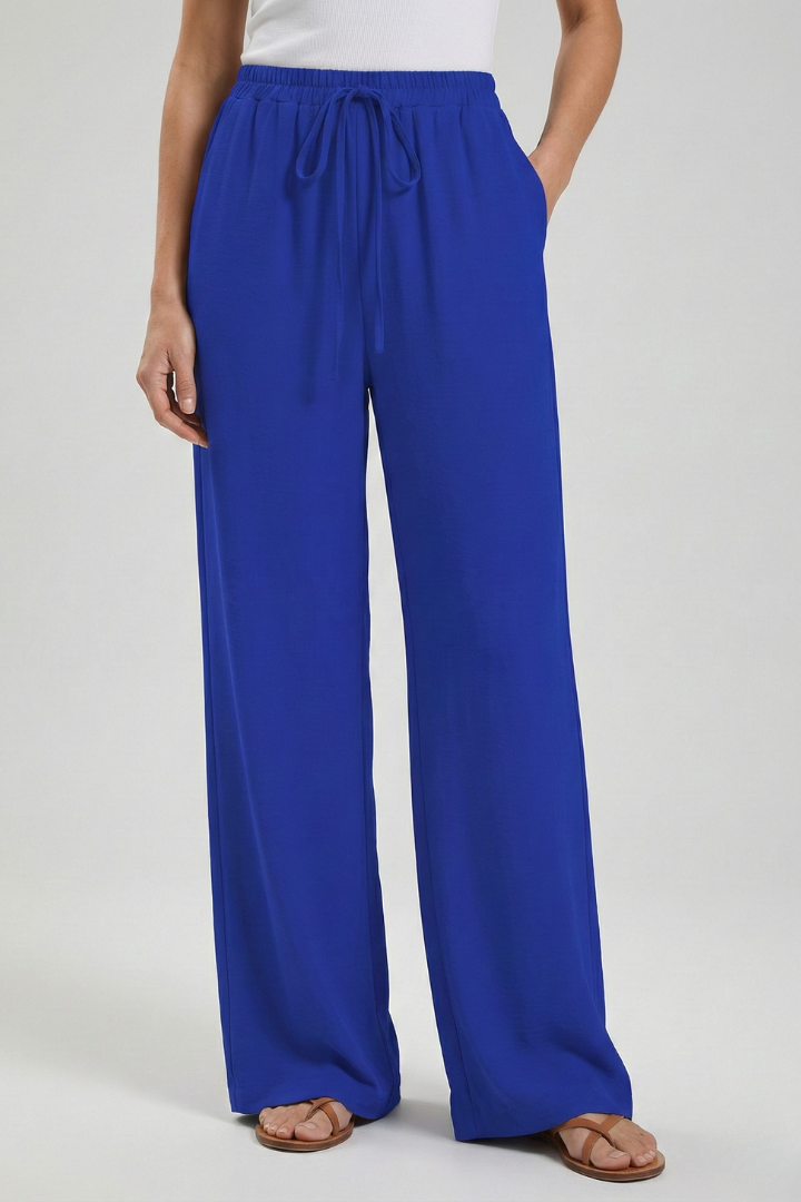 Pantaloni Palazzo con Coulisse da Donna