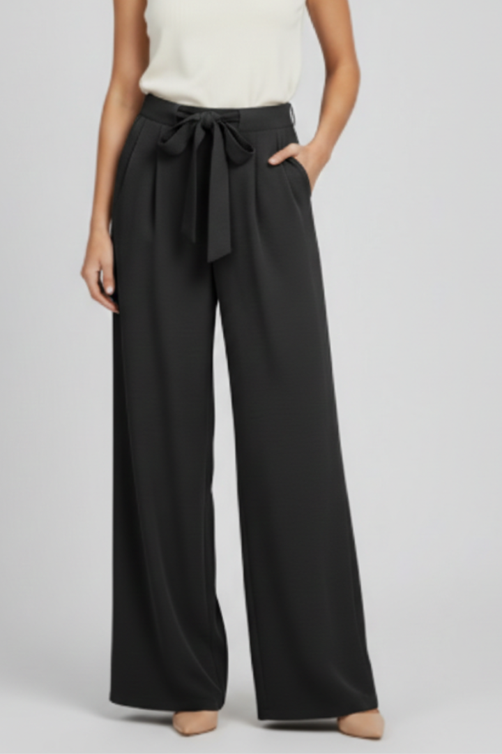 Pantaloni Palazzo a Gamba Larga da Donna