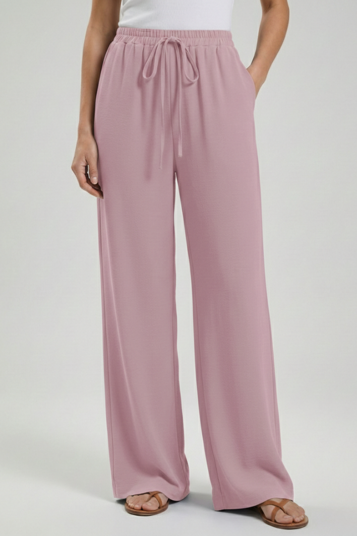 Pantaloni Palazzo con Coulisse da Donna