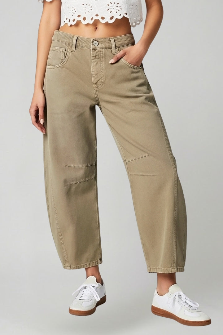Jeans Stretch a Gamba Larga da Donna