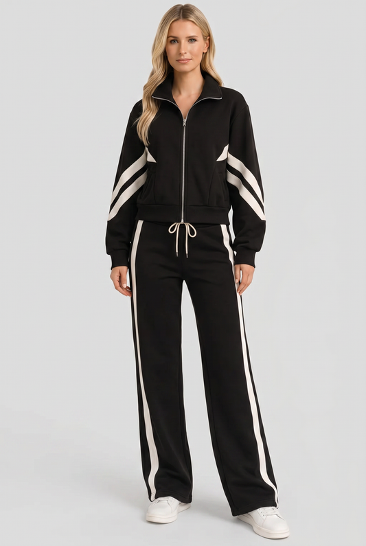 Tuta Sportiva da Donna con Chiusura a Zip