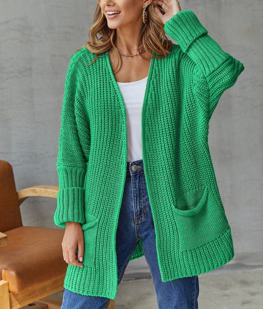 Zuri - Cardigan lavorato a maglia morbido e ampio