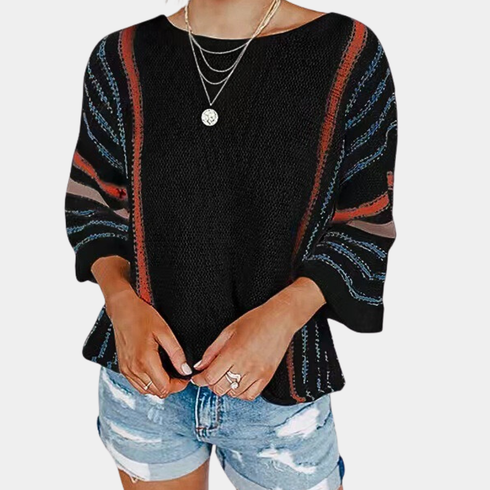 Vanna - Maglione lavorato a maglia casual, stiloso e ampio