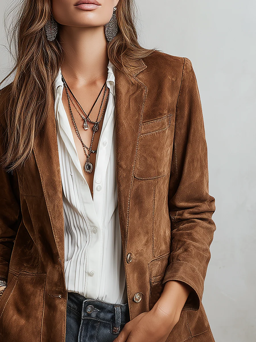 Blazer Sartoriale Classico Strutturato da Donna