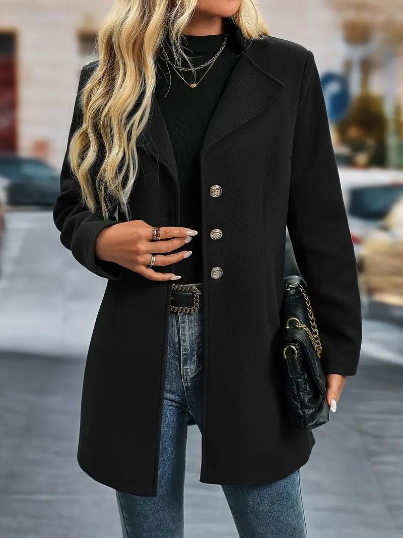 Delaine - Cappotto blazer elegante e versatile monopetto