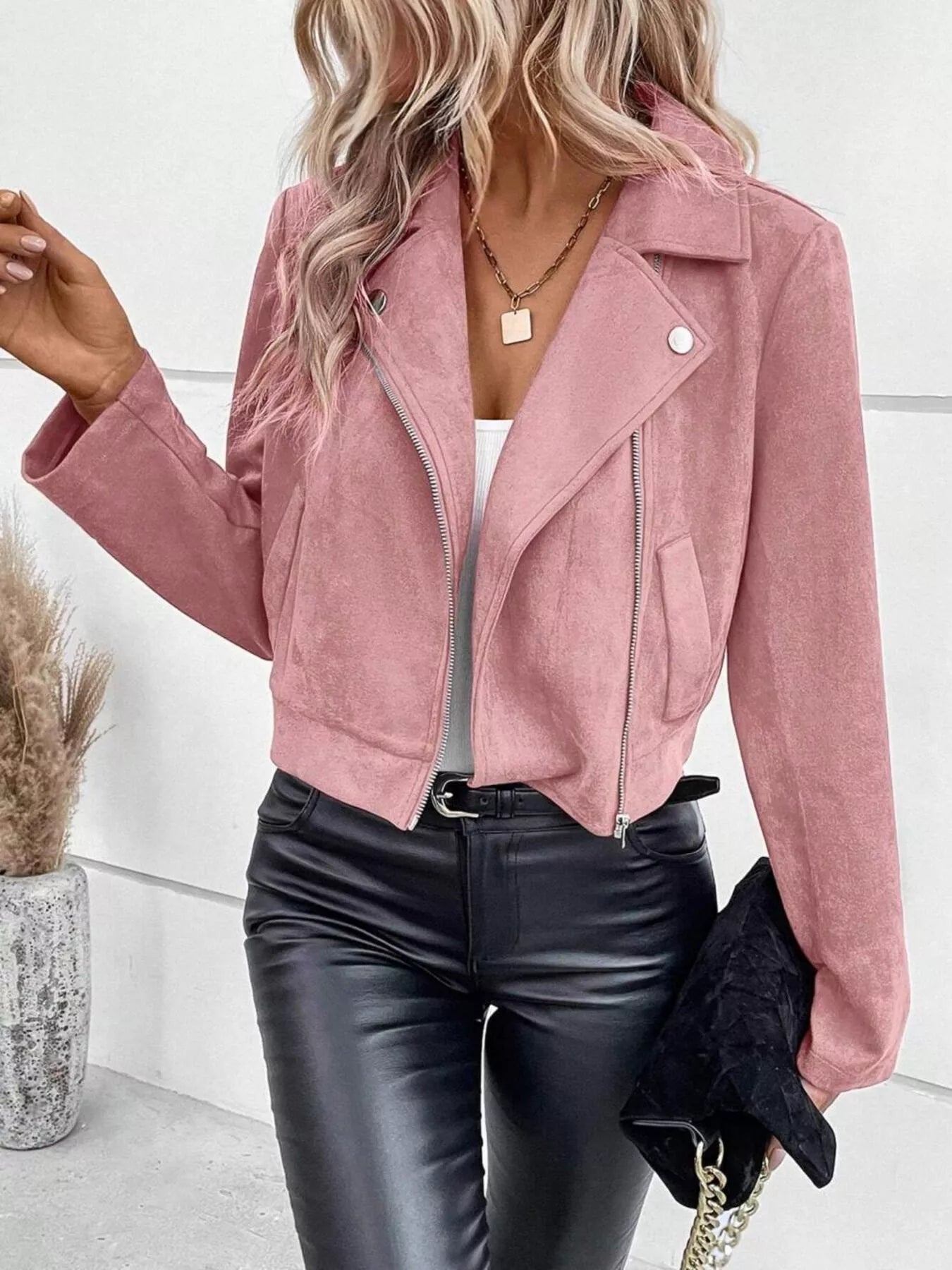 Gretta - Elegante giacca corta con zip versatile
