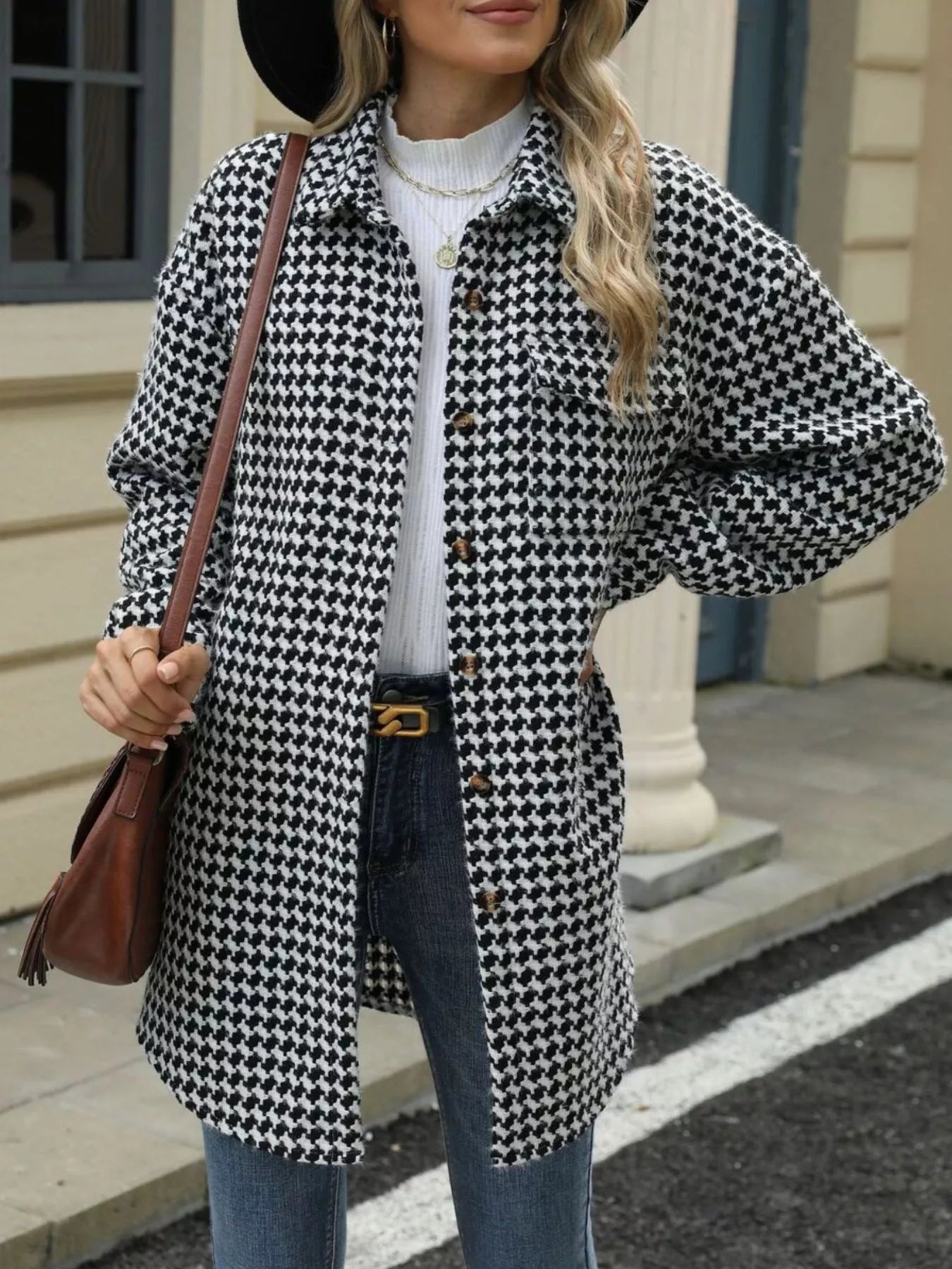 Aila - Elegante cappotto caldo a maniche lunghe con bottoni