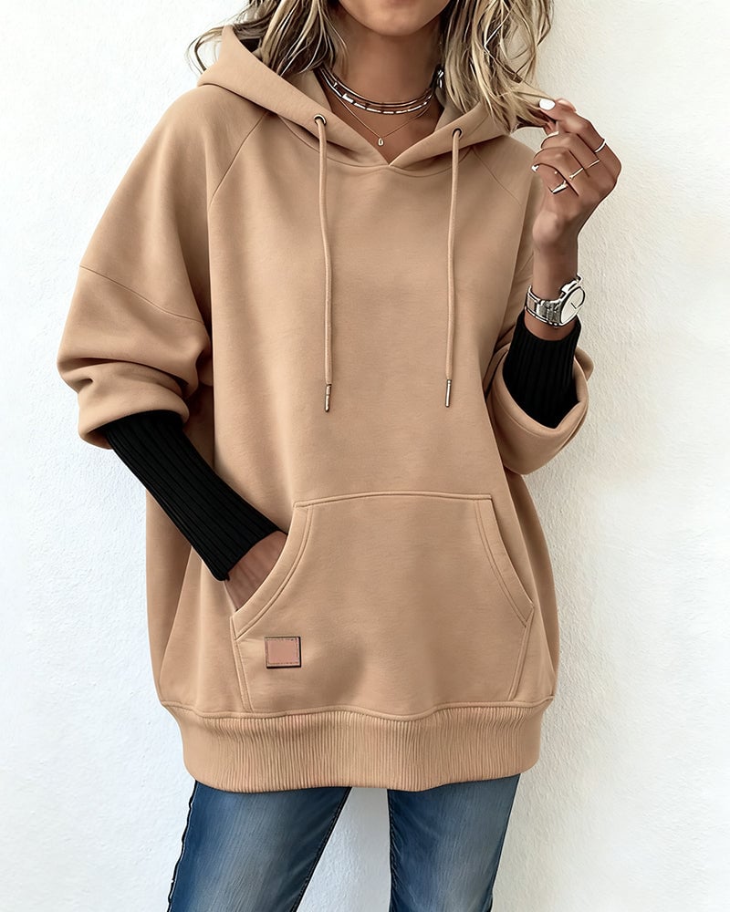 Carlie - Giacca calda casual con cappuccio e vestibilità morbida