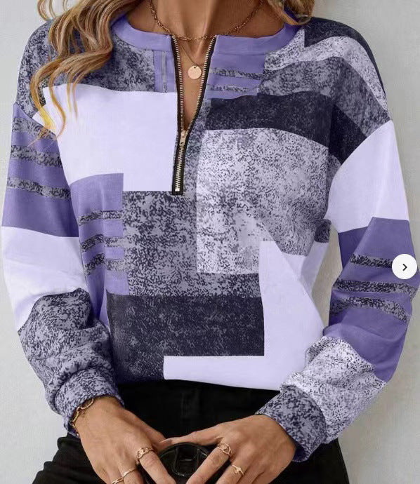 Maglione Morbido da Donna con Mezza Zip